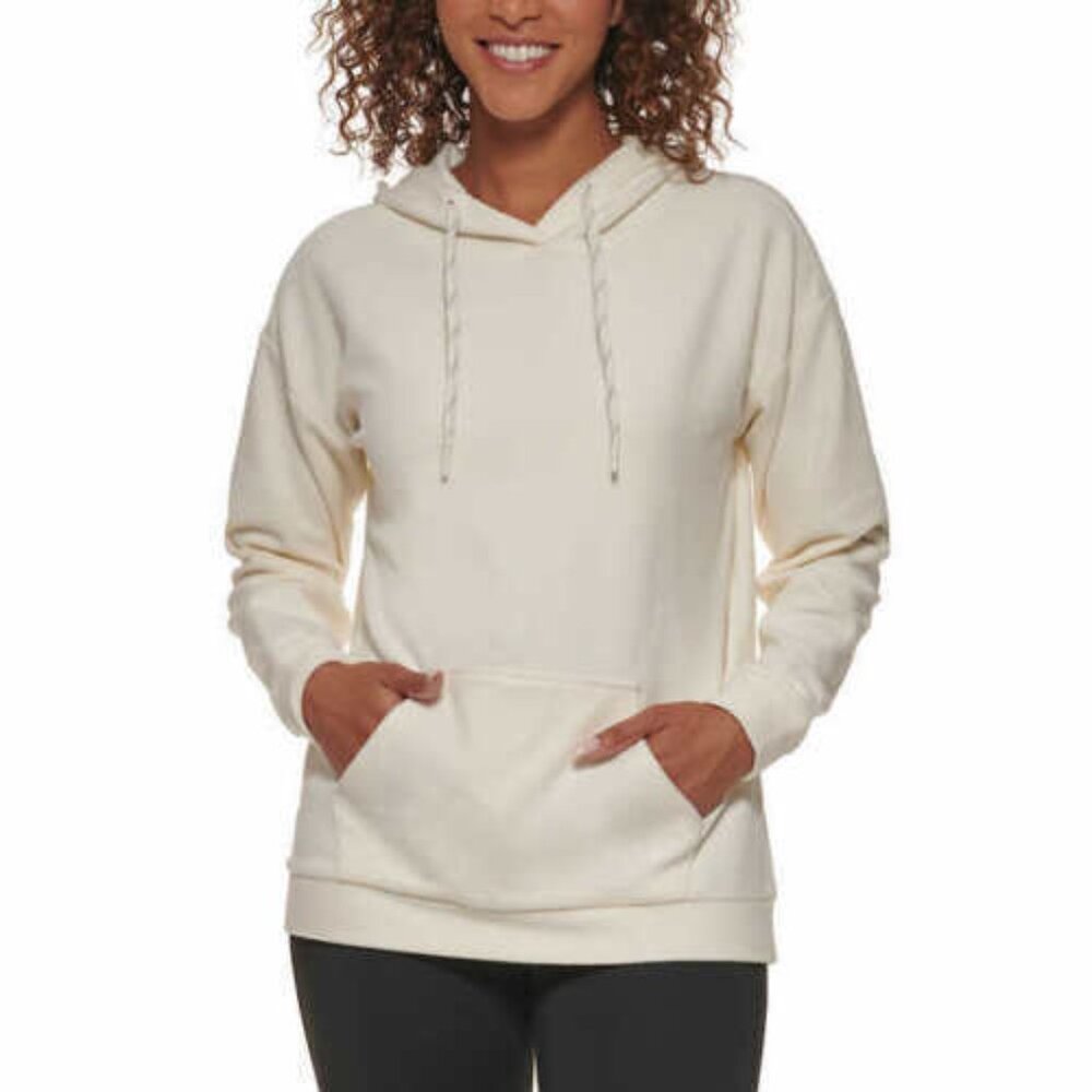 Marc New York Ladies' Cozy Hoodie Cream Large